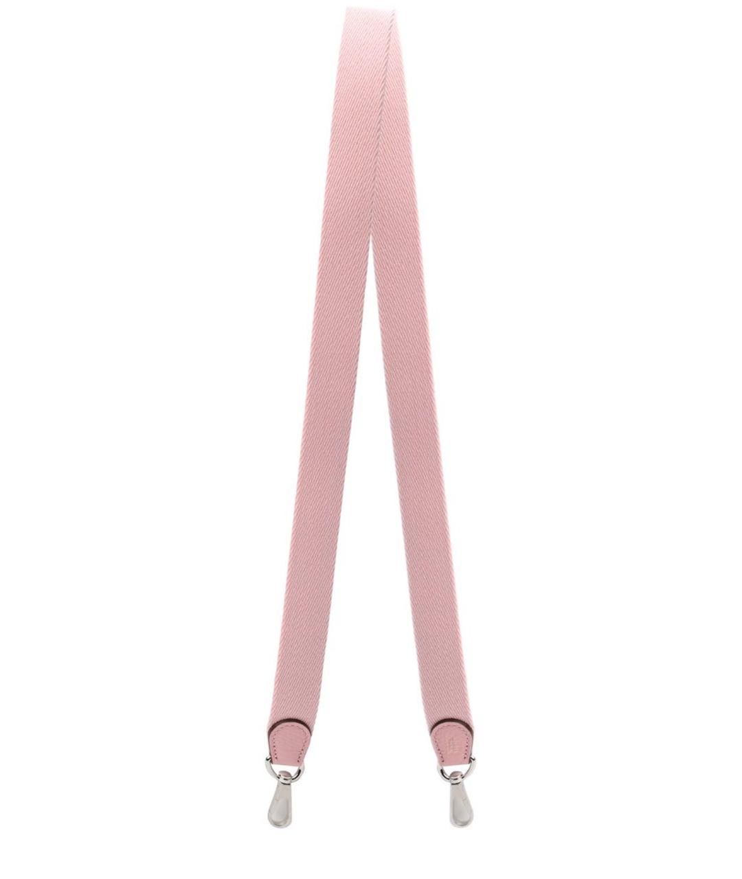 HERMES Розовая кожаная сумка через плечо, фото 3