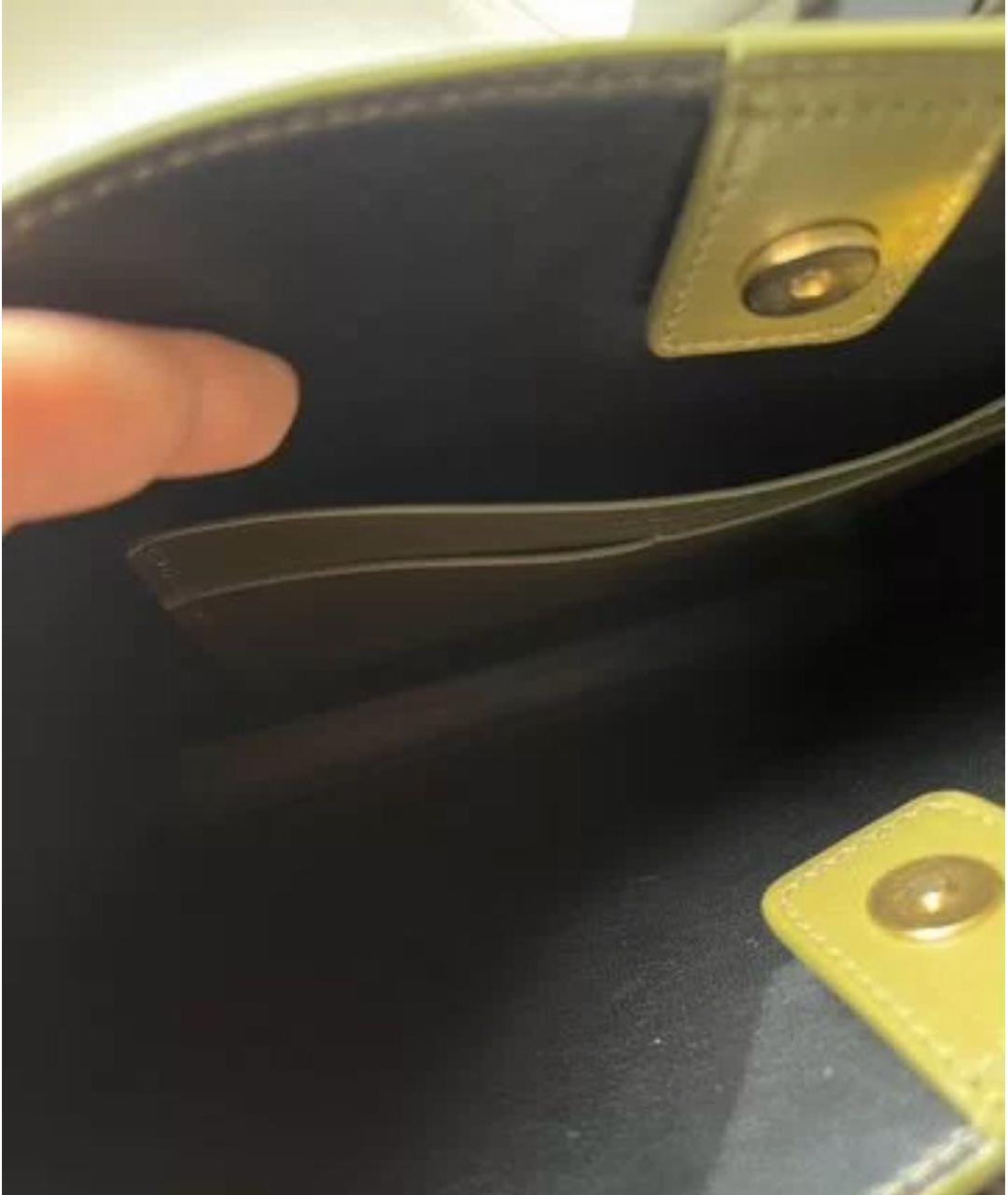 JIL SANDER Хаки кожаная сумка через плечо, фото 4