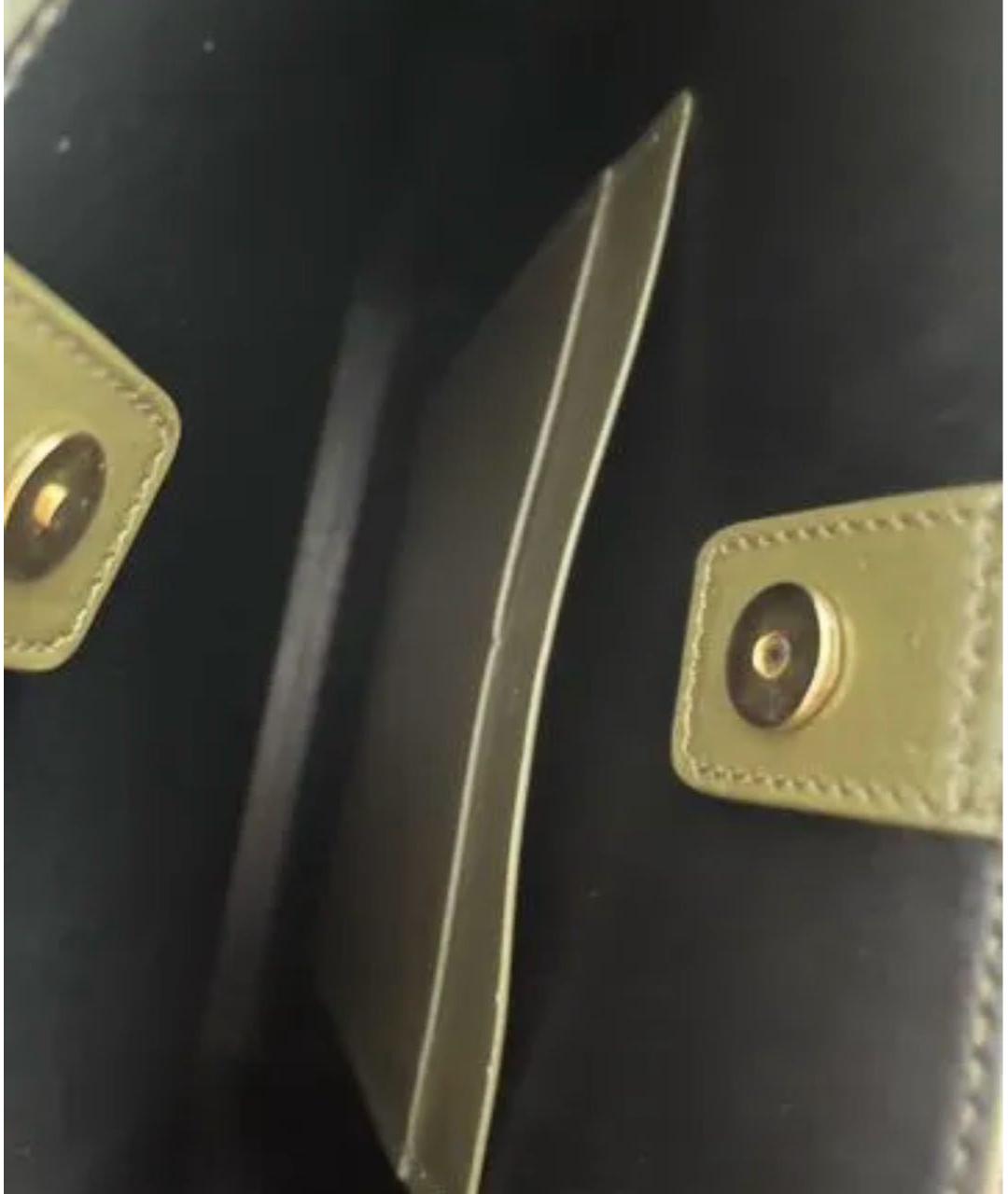 JIL SANDER Хаки кожаная сумка через плечо, фото 6