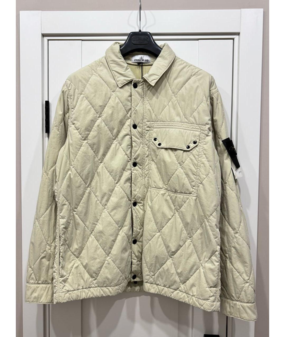 STONE ISLAND Бежевая куртка, фото 6