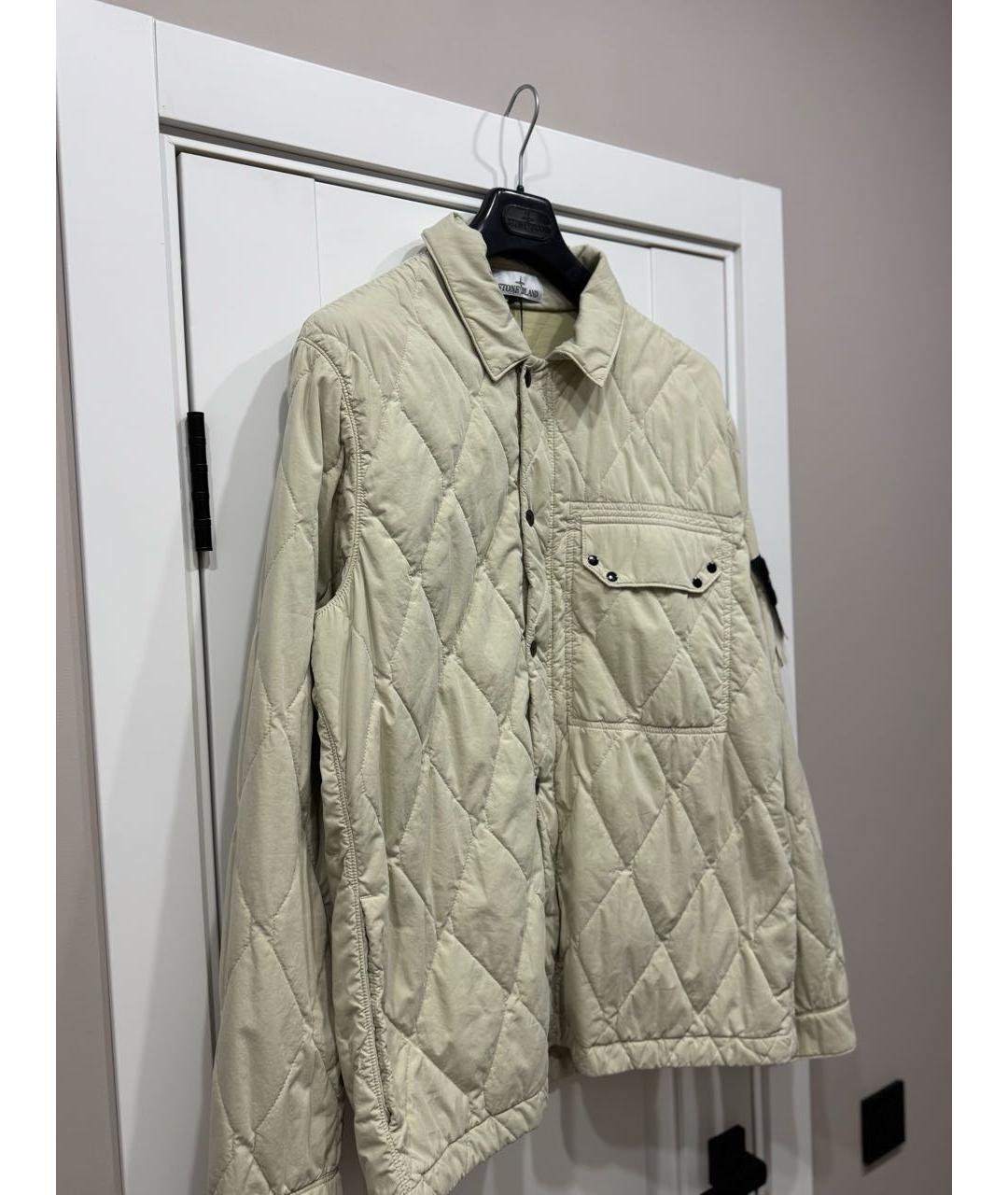 STONE ISLAND Бежевая куртка, фото 3