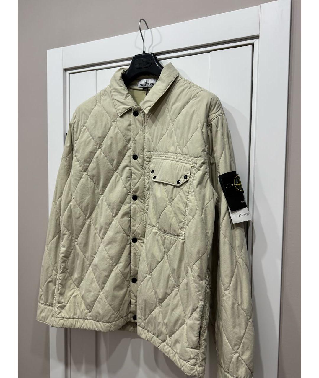 STONE ISLAND Бежевая куртка, фото 4