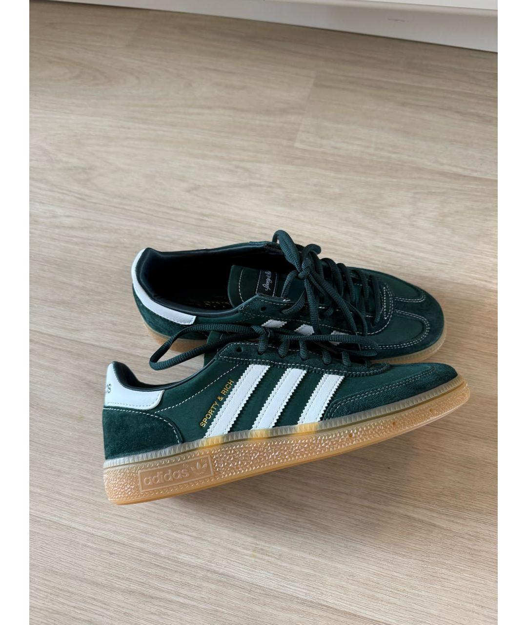 SPORTY AND RICH Зеленые кожаные кеды, фото 7