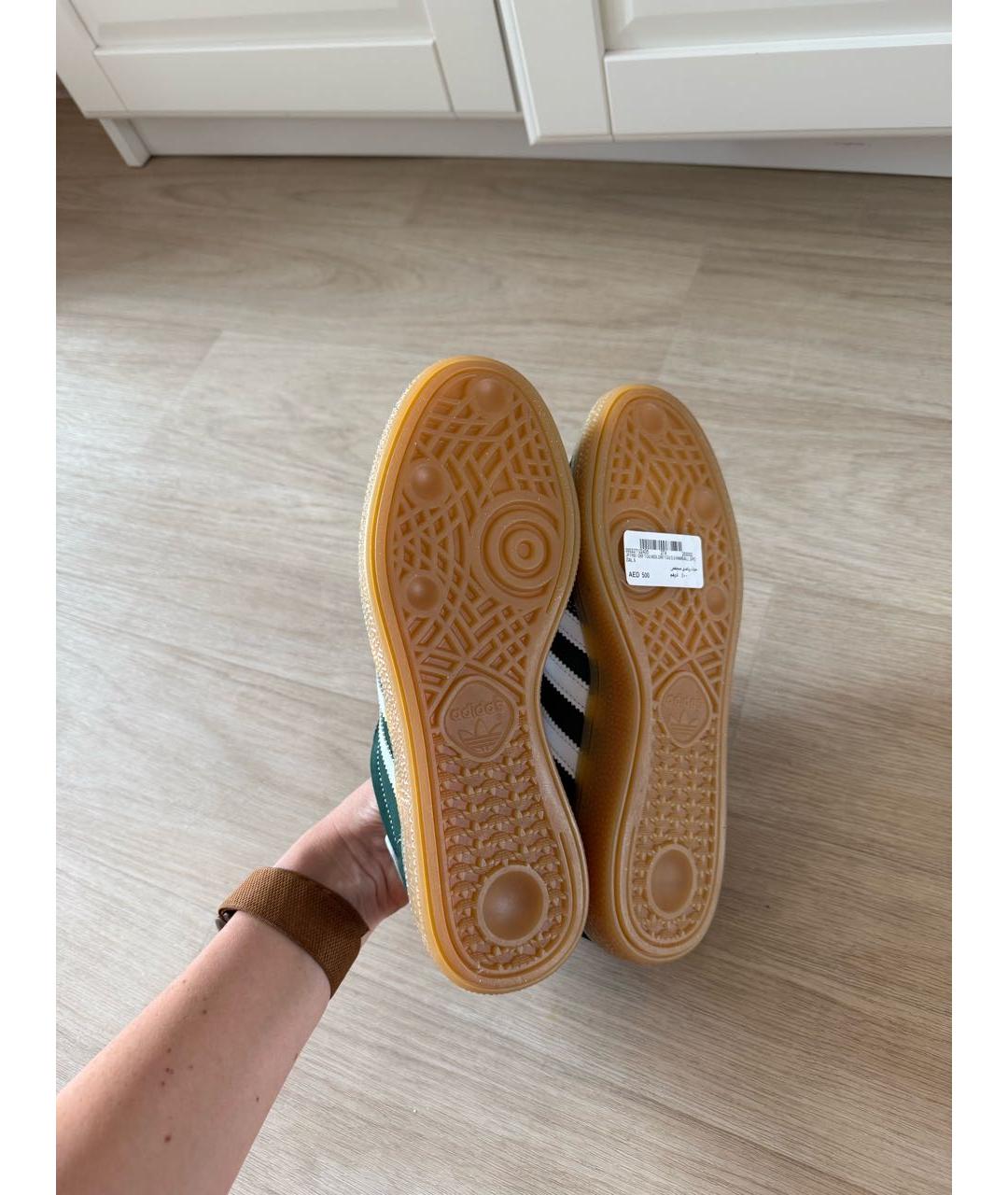 SPORTY AND RICH Зеленые кожаные кеды, фото 4