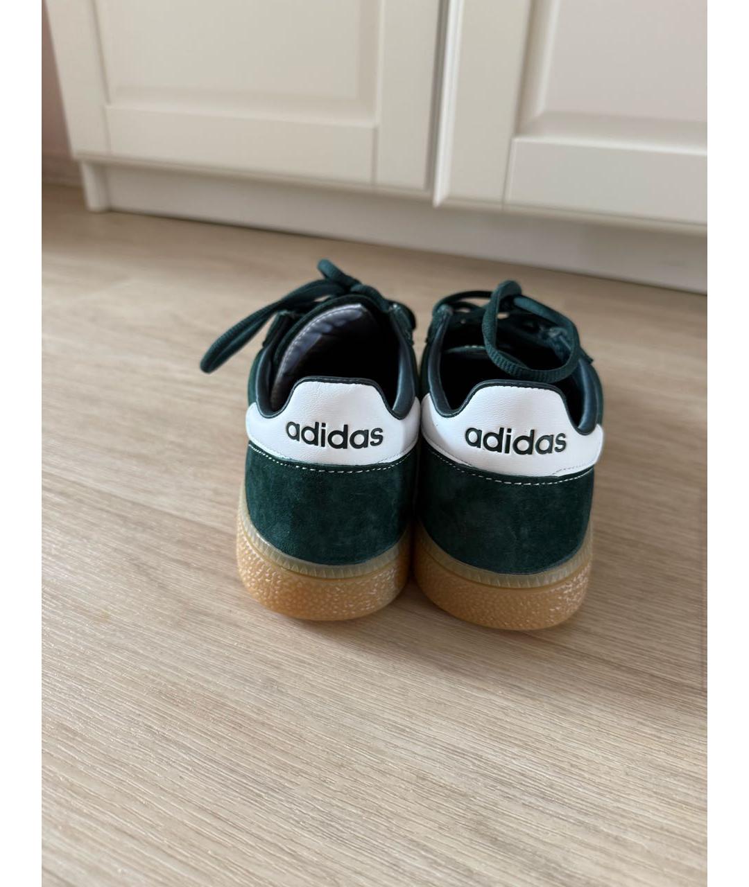 SPORTY AND RICH Зеленые кожаные кеды, фото 5