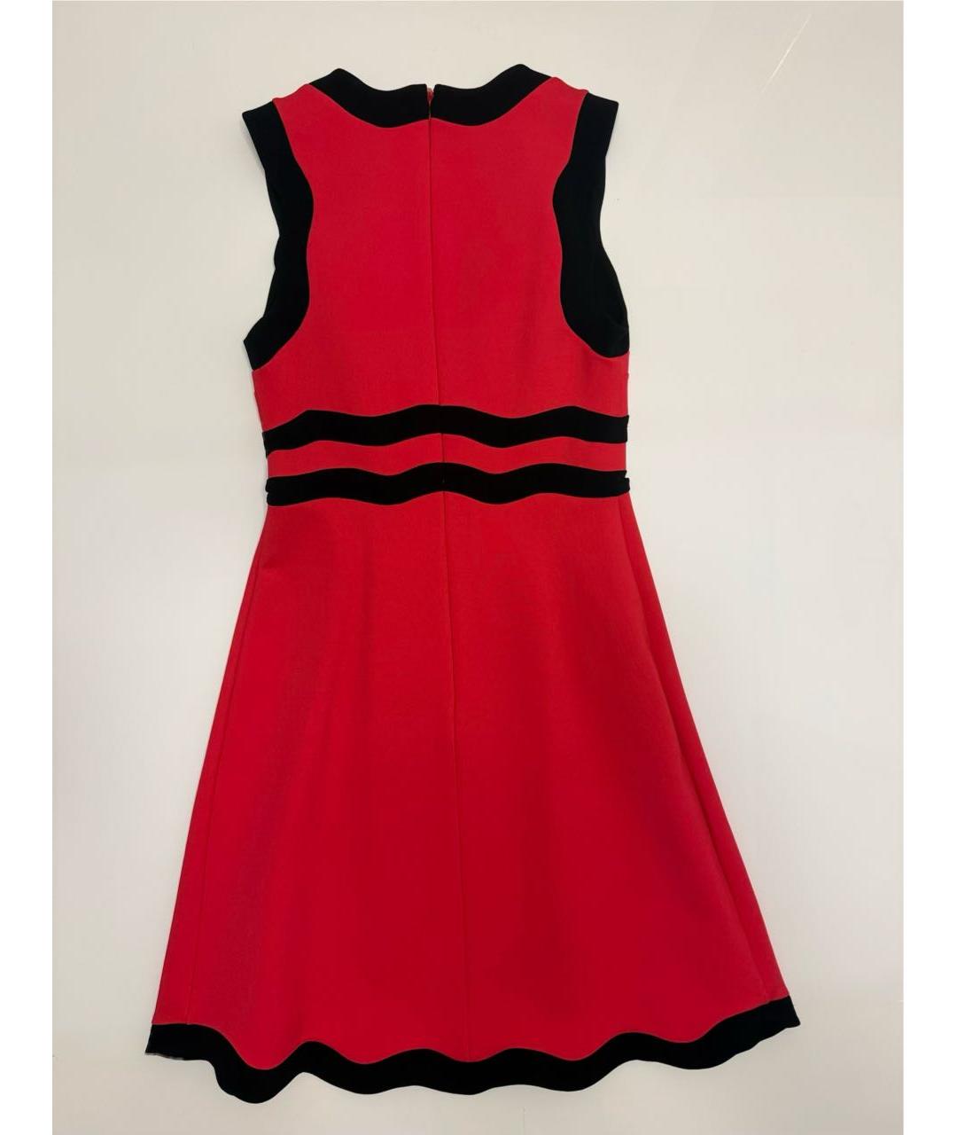 GUCCI Красное вискозное коктейльное платье, фото 2