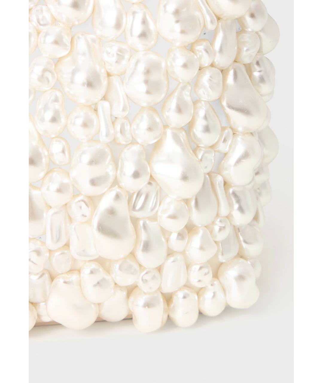 CULT GAIA Белая сумка с короткими ручками, фото 7