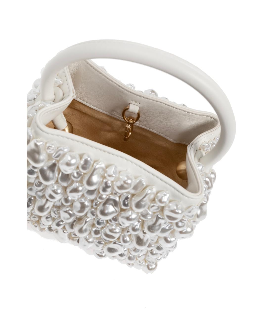 CULT GAIA Белая сумка с короткими ручками, фото 5