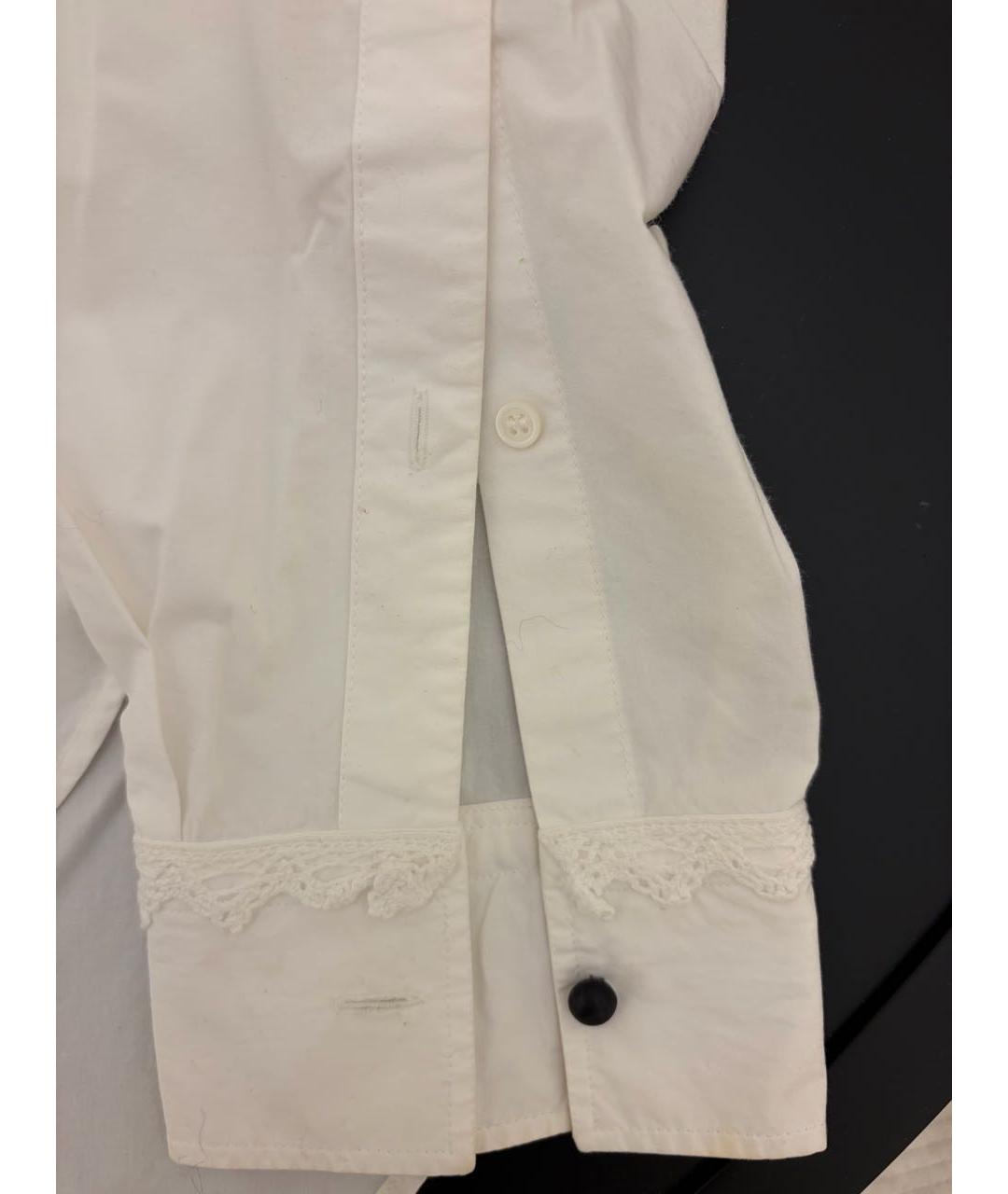 LOEWE Белая хлопковая рубашка, фото 3
