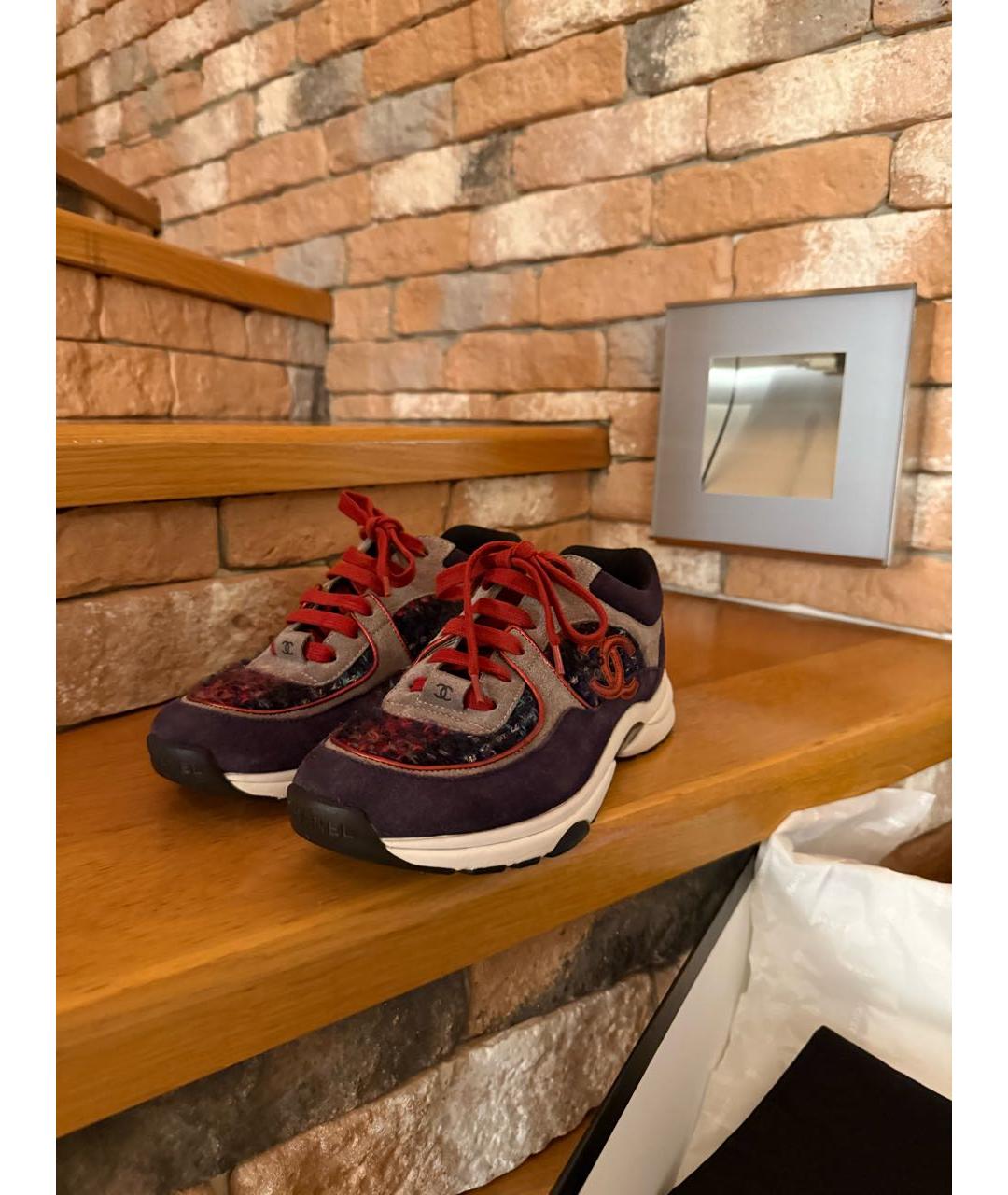 CHANEL Мульти кроссовки, фото 8