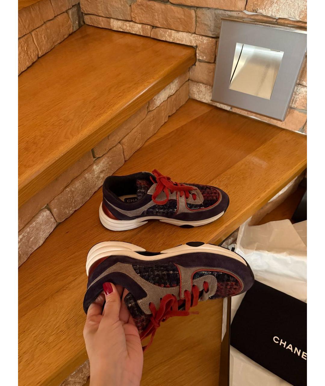 CHANEL Мульти кроссовки, фото 7