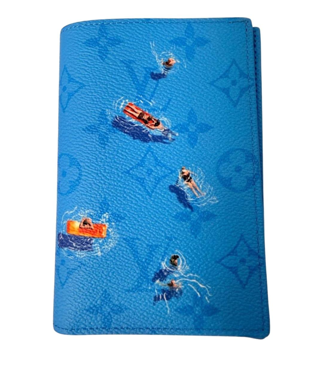 LOUIS VUITTON Голубой кошелек, фото 1