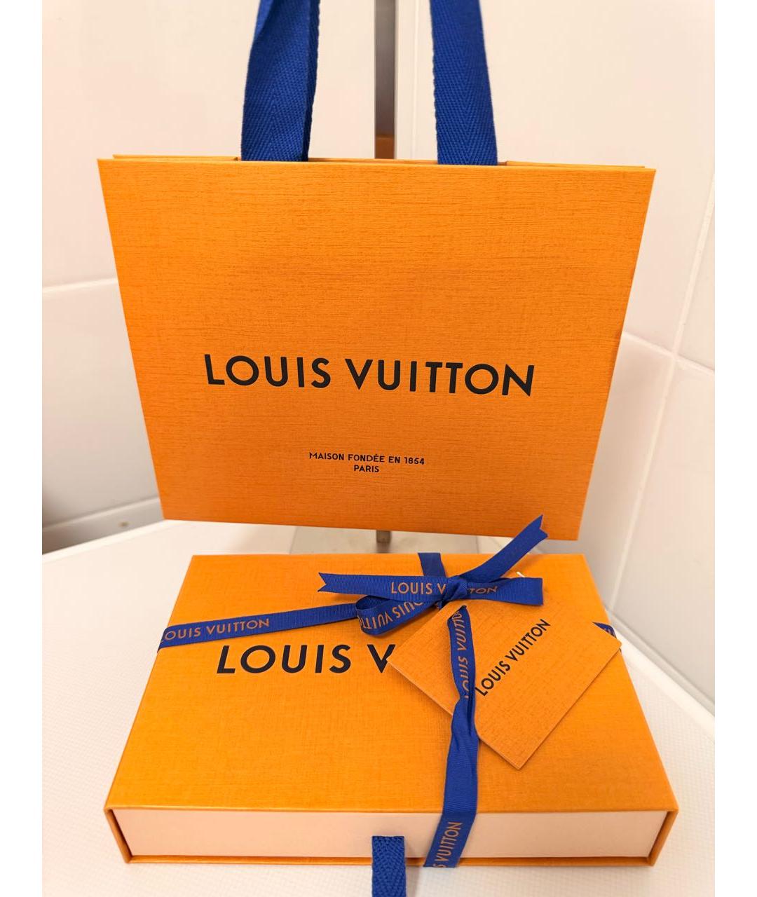 LOUIS VUITTON Голубой кошелек, фото 5