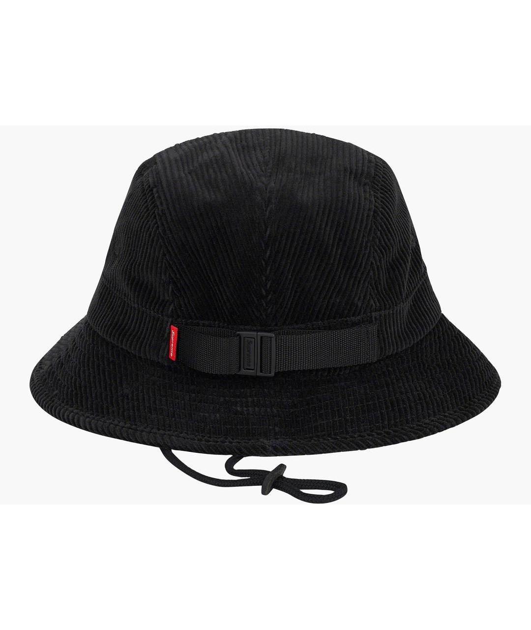 STONE ISLAND Черная бархатная шляпа, фото 2