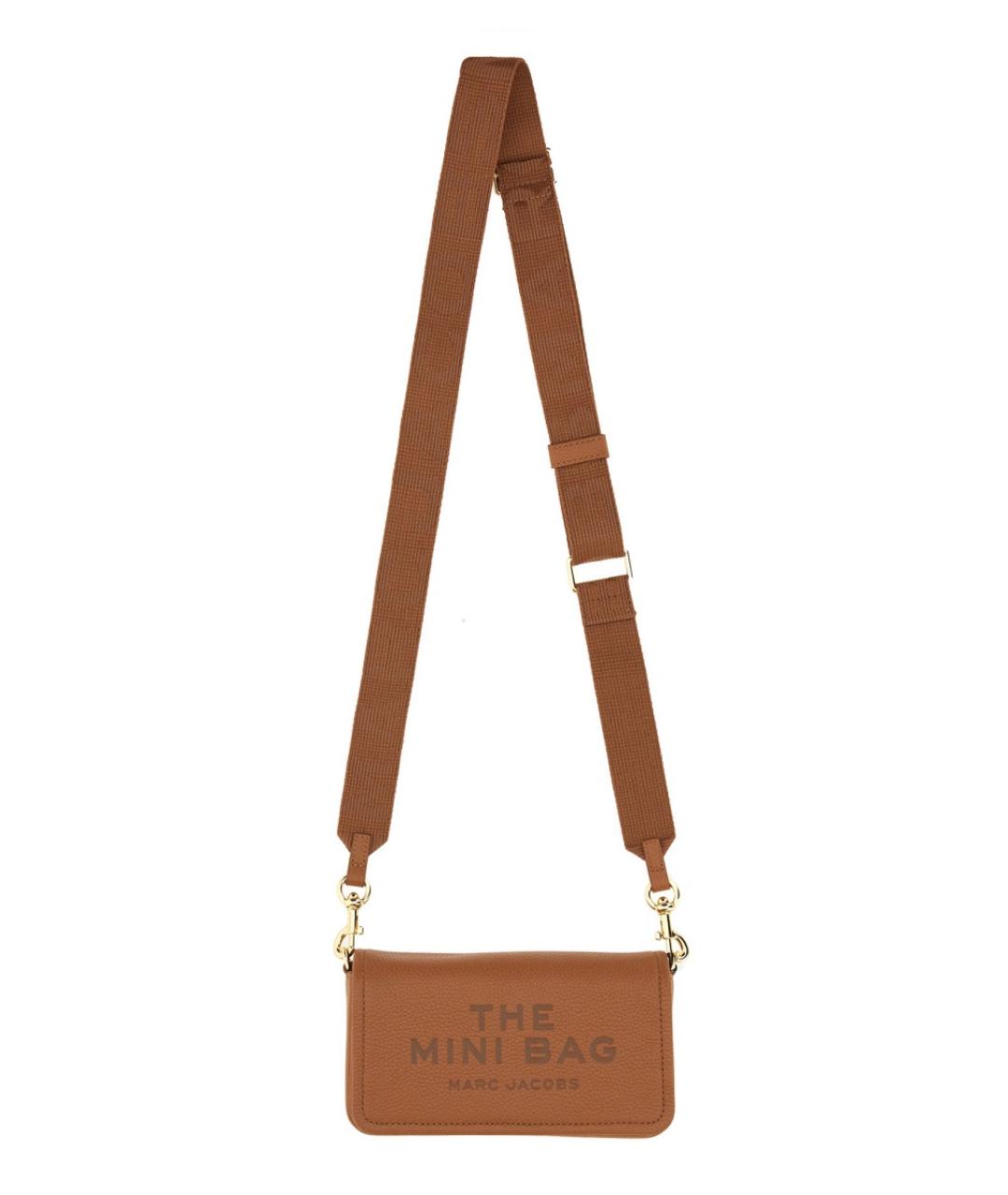 MARC JACOBS Коричневая кожаная сумка через плечо, фото 1
