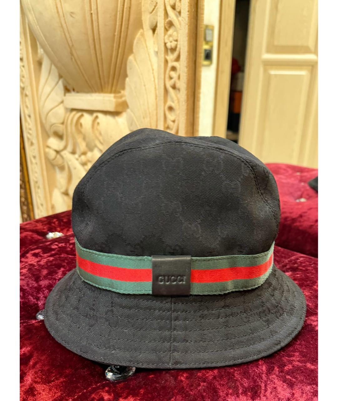 GUCCI Черная хлопковая кепка/бейсболка, фото 4