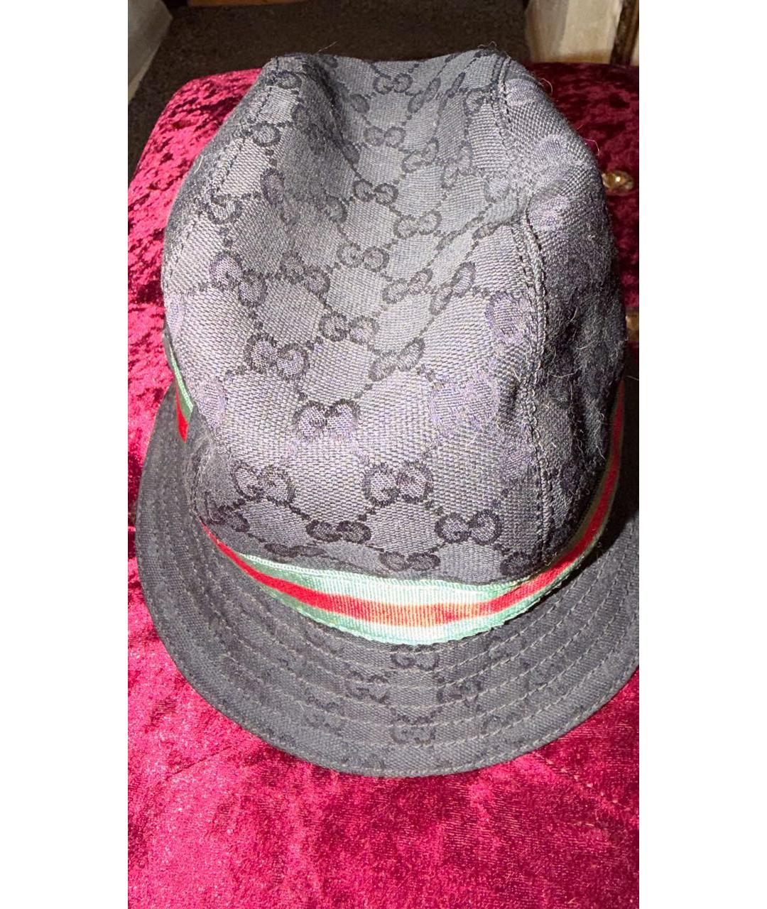 GUCCI Черная хлопковая кепка/бейсболка, фото 2