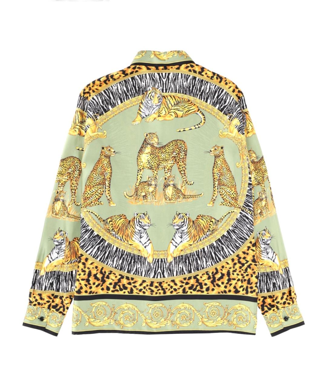 VERSACE Мульти шелковая кэжуал рубашка, фото 2