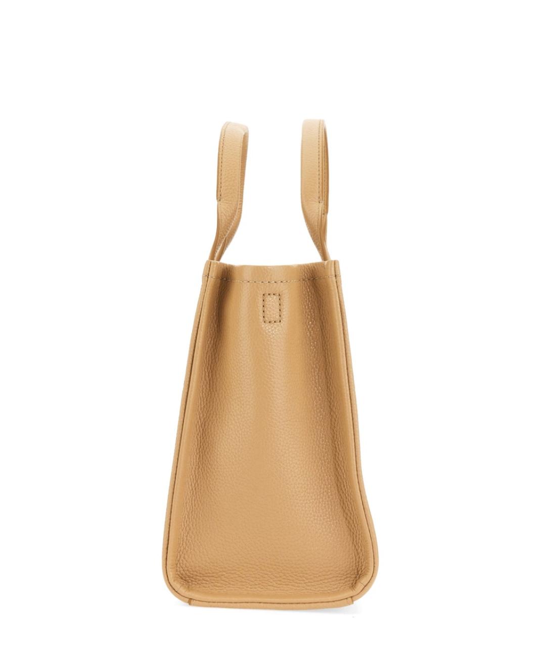 MARC JACOBS Бежевая кожаная сумка тоут, фото 3