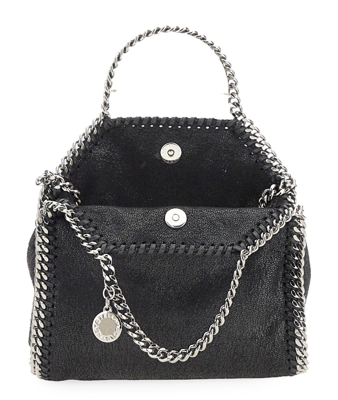 STELLA MCCARTNEY Черная синтетическая сумка через плечо, фото 3