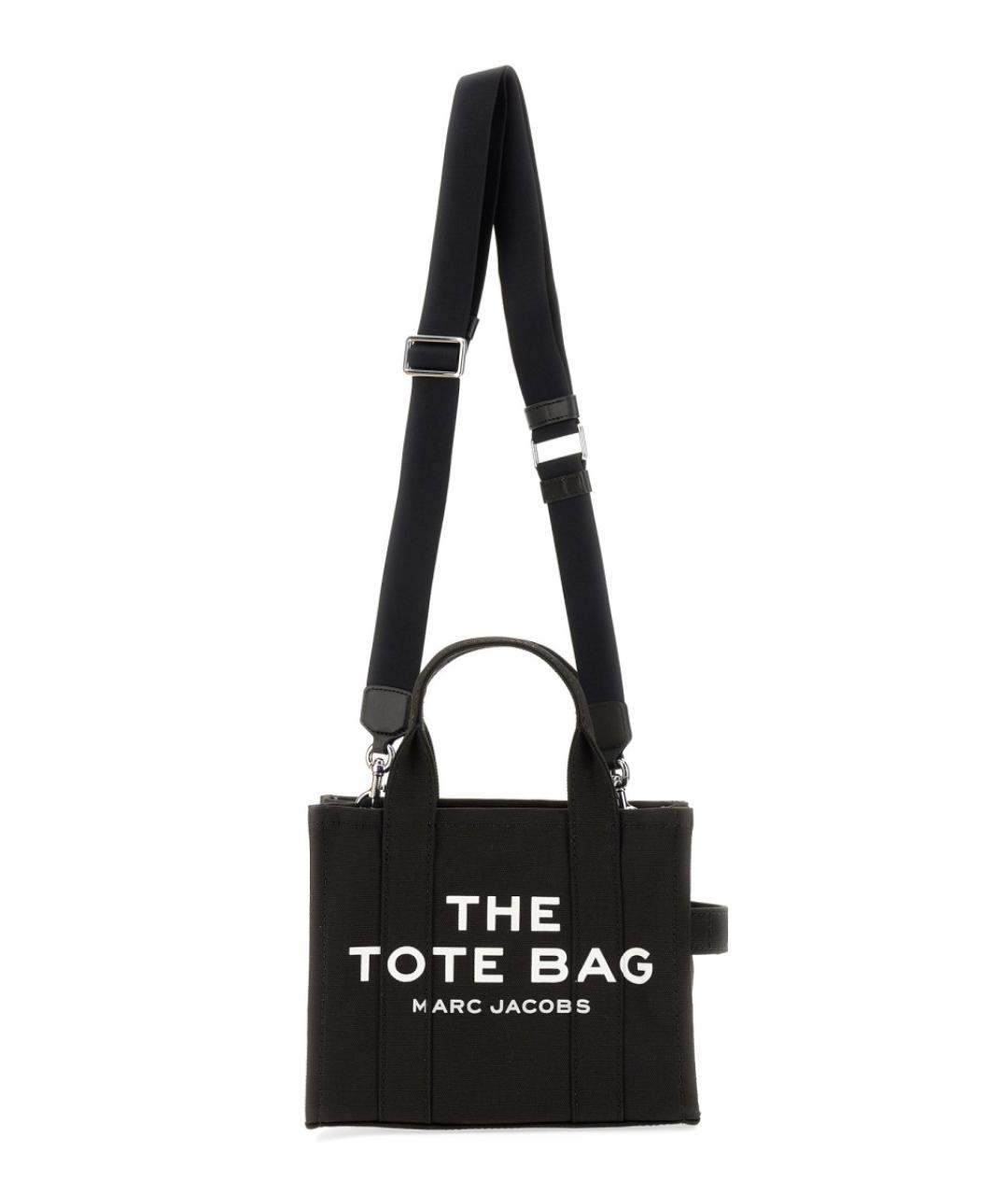 MARC JACOBS Черная хлопковая сумка тоут, фото 2
