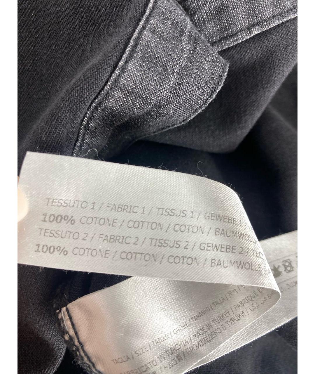 TWIN-SET Черная хлопковая рубашка, фото 7