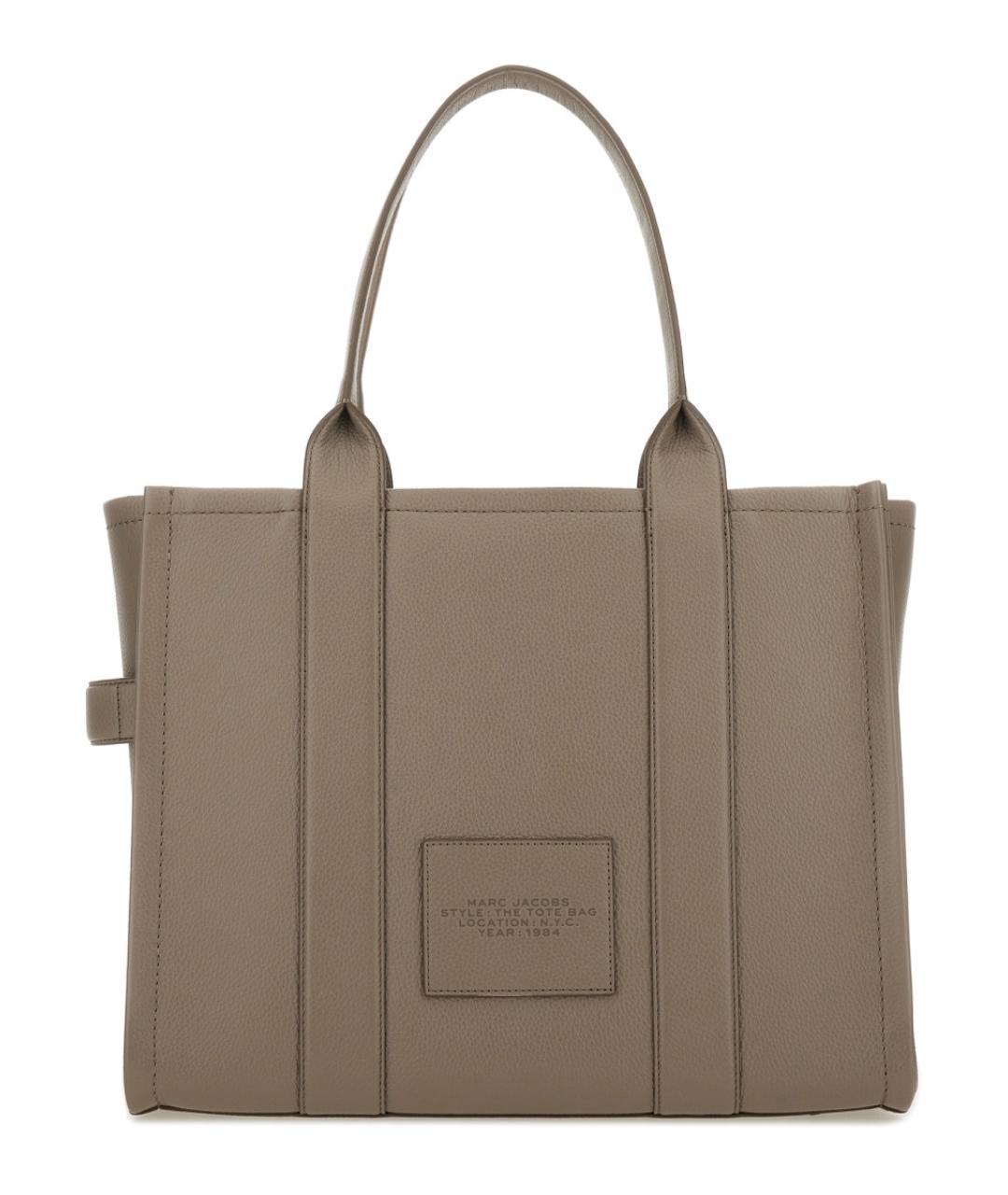 MARC JACOBS Бежевая кожаная сумка тоут, фото 2