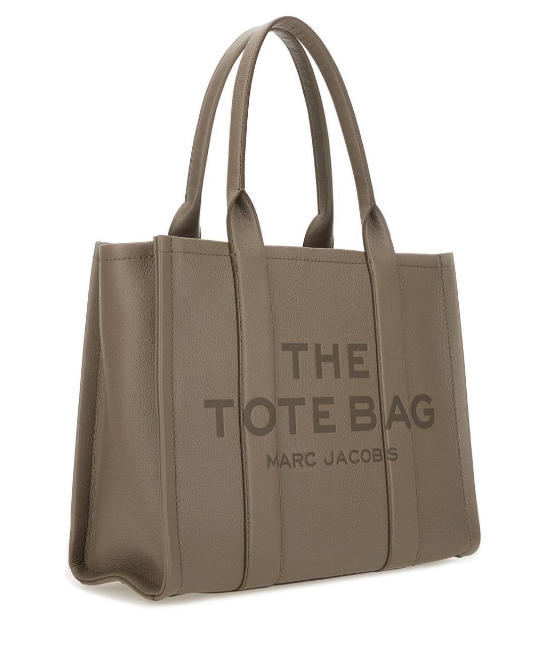 MARC JACOBS Бежевая кожаная сумка тоут, фото 3