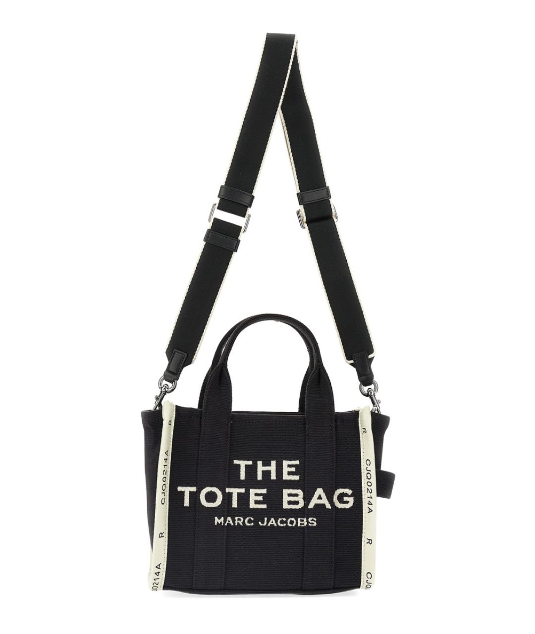 MARC JACOBS Черная хлопковая сумка тоут, фото 2