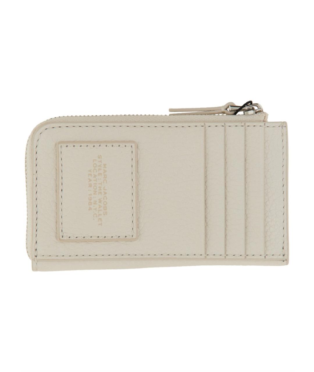 MARC JACOBS Белый кожаный кошелек, фото 2