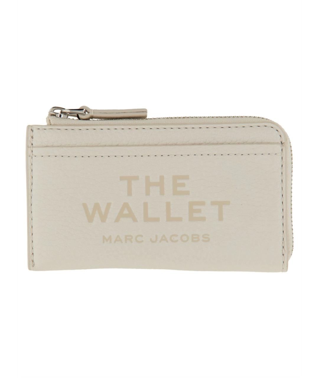 MARC JACOBS Белый кожаный кошелек, фото 1