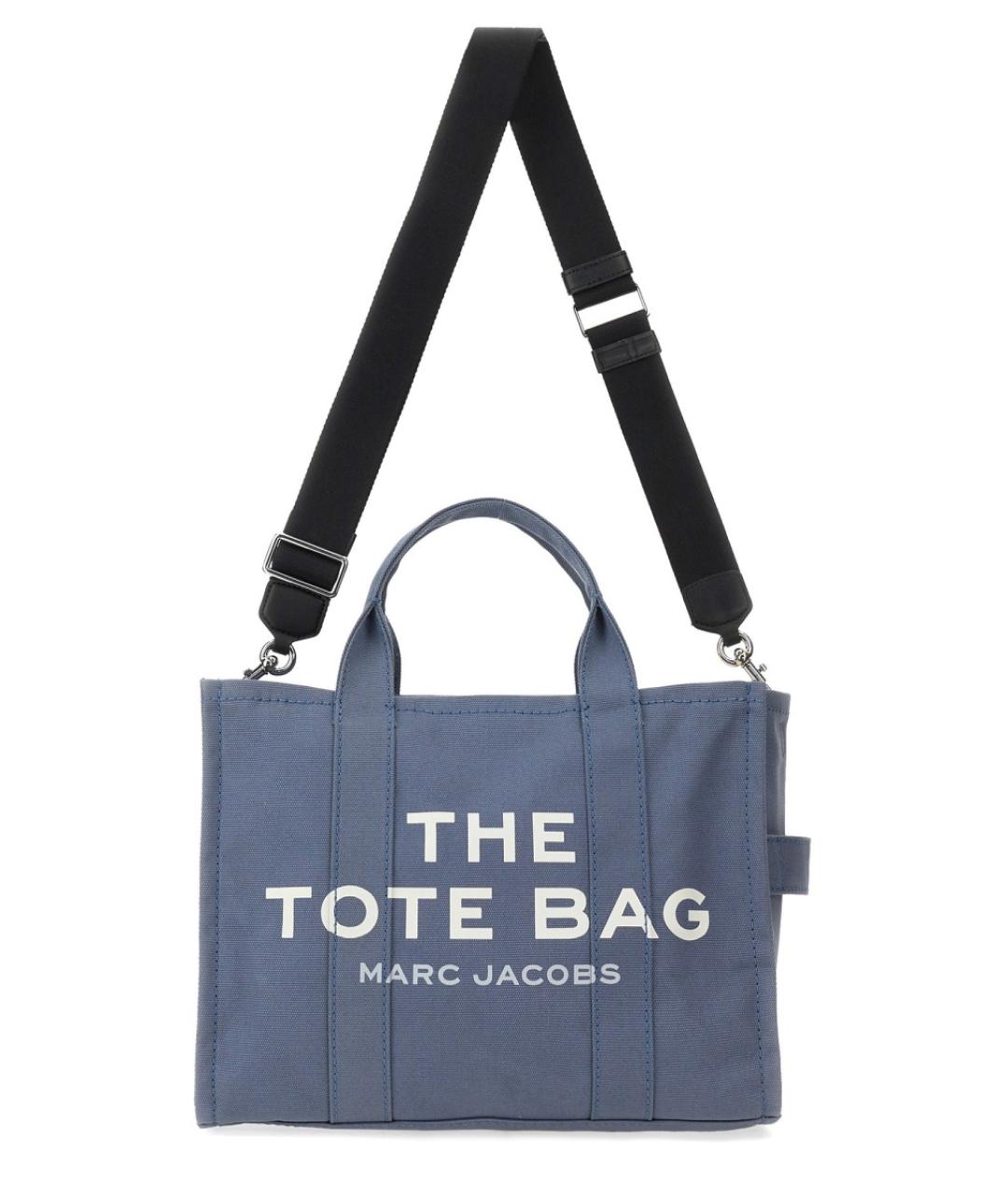 MARC JACOBS Синяя хлопковая сумка тоут, фото 2