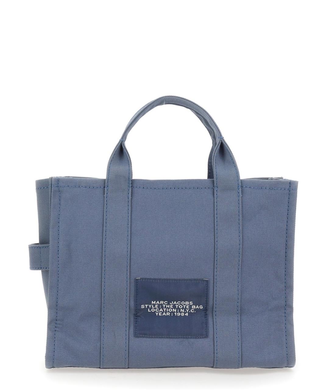 MARC JACOBS Синяя хлопковая сумка тоут, фото 3