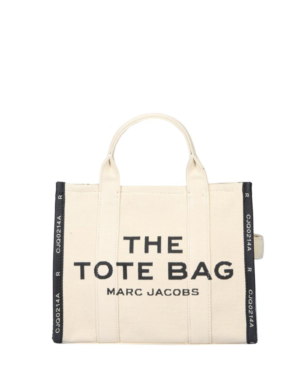 MARC JACOBS Бежевая хлопковая сумка тоут, фото 1