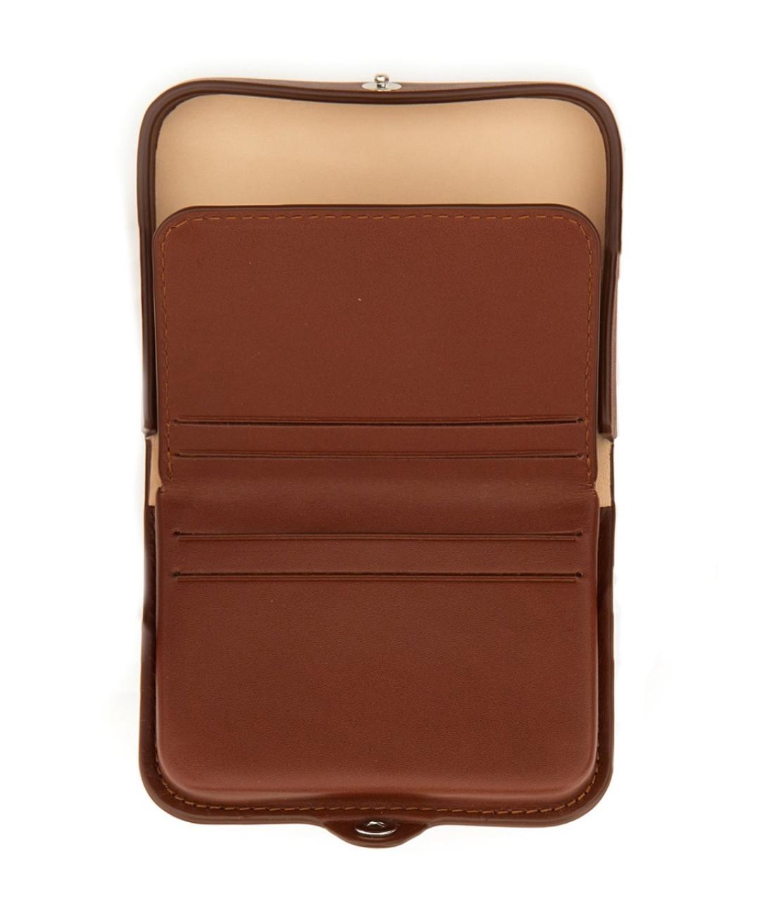 A.P.C. Коричневый кожаный кошелек, фото 4