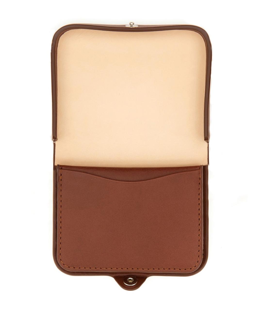 A.P.C. Коричневый кожаный кошелек, фото 3