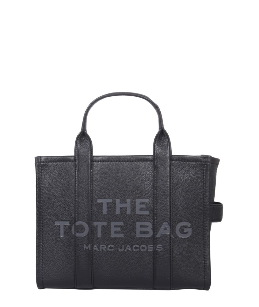 MARC JACOBS Черная кожаная сумка тоут, фото 1