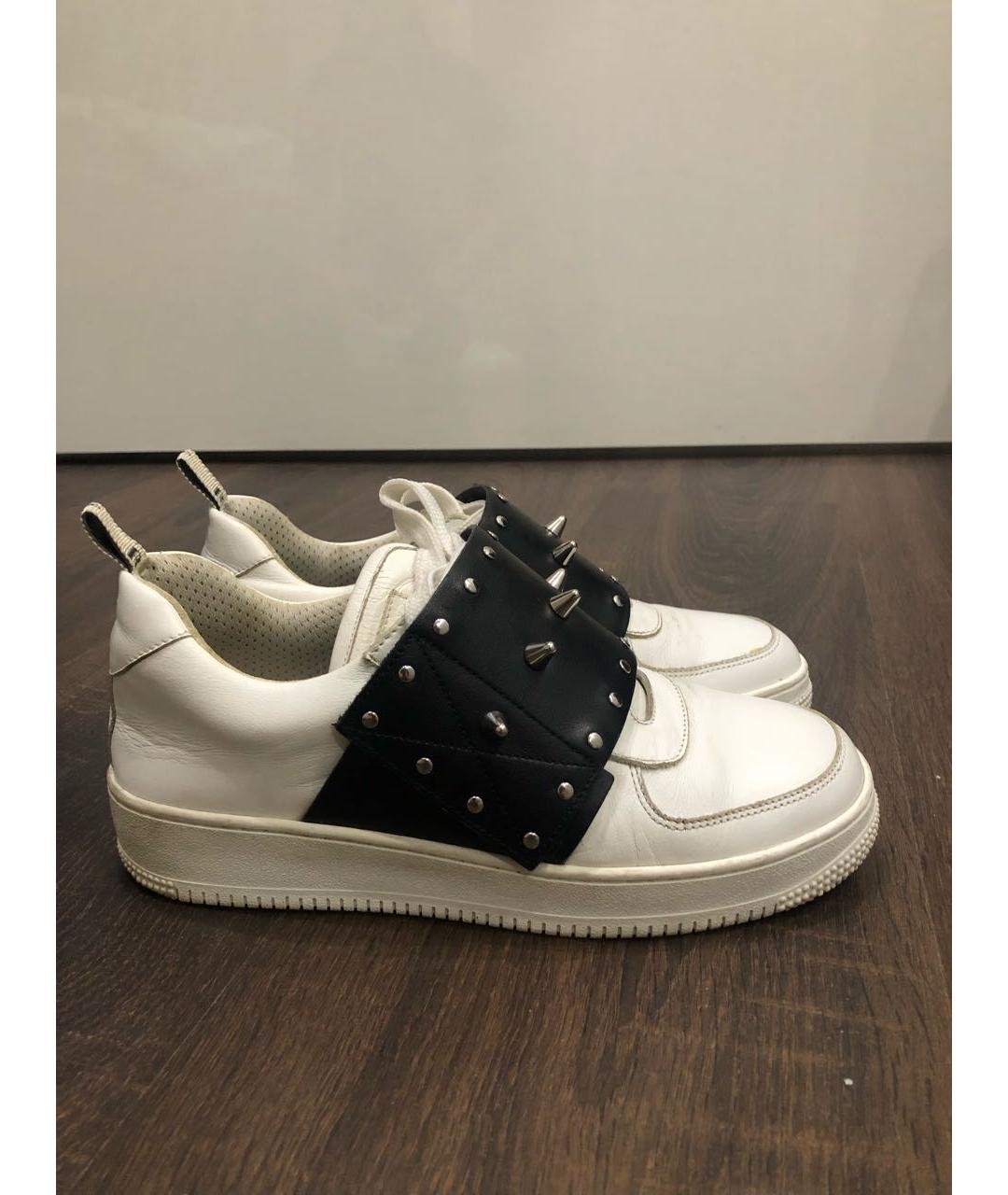 RED VALENTINO Мульти кожаные кеды, фото 9