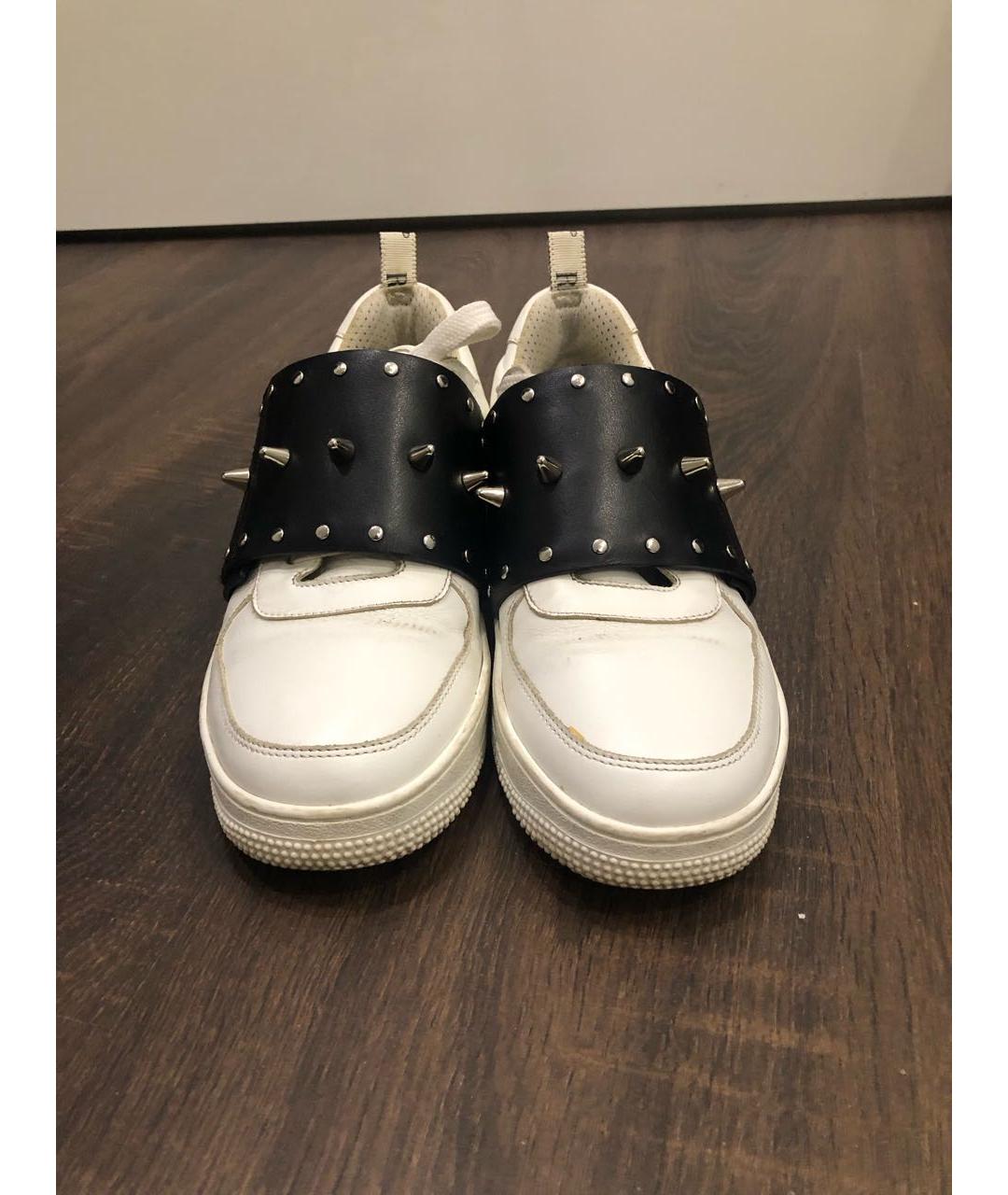 RED VALENTINO Мульти кожаные кеды, фото 2