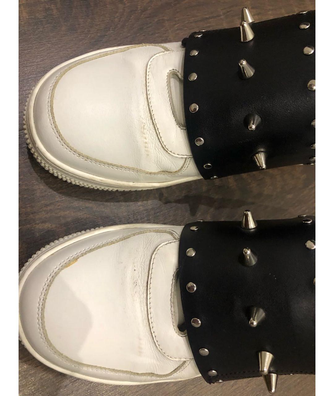 RED VALENTINO Мульти кожаные кеды, фото 5