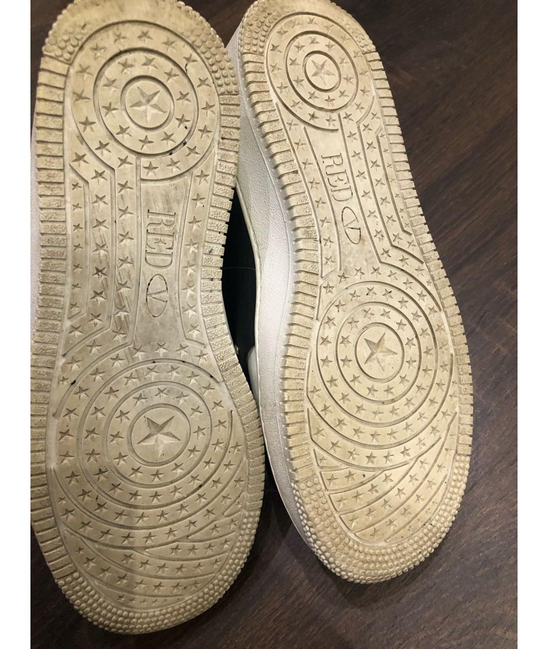 RED VALENTINO Мульти кожаные кеды, фото 7