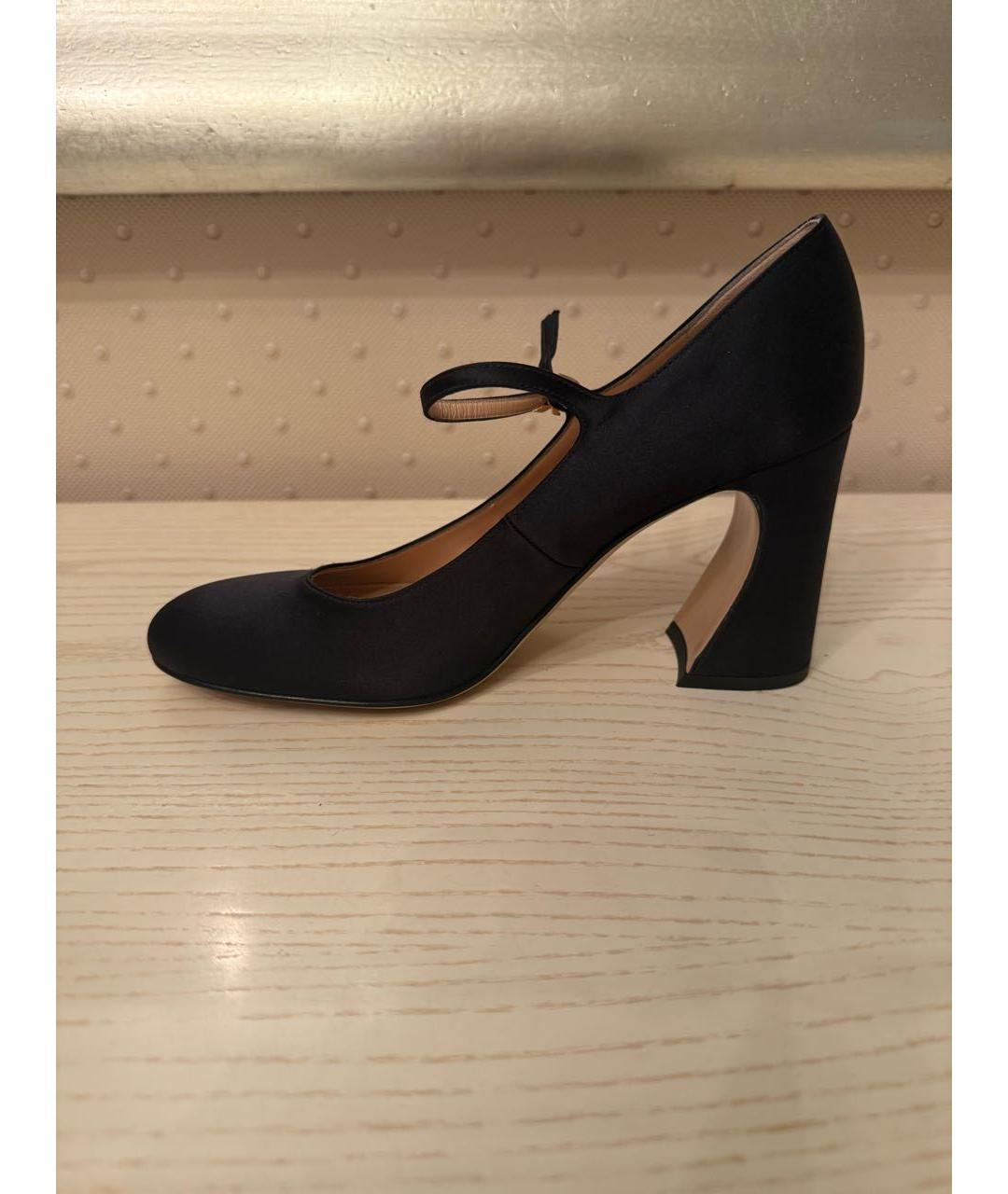 GIANVITO ROSSI Черные текстильные туфли, фото 9