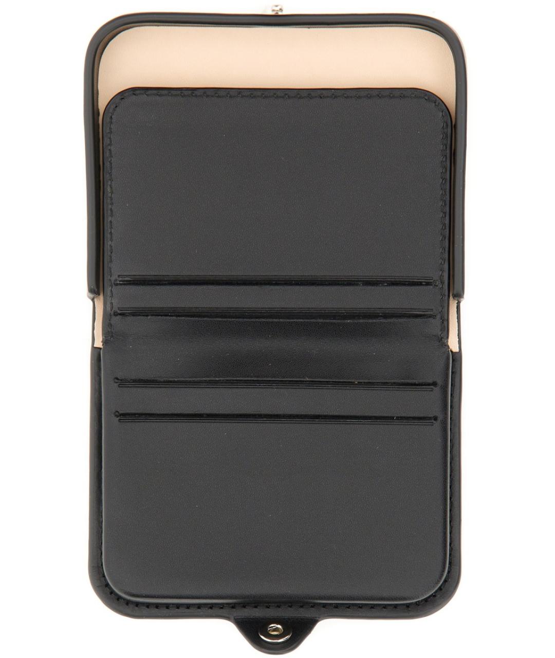 A.P.C. Черный кожаный кошелек, фото 2