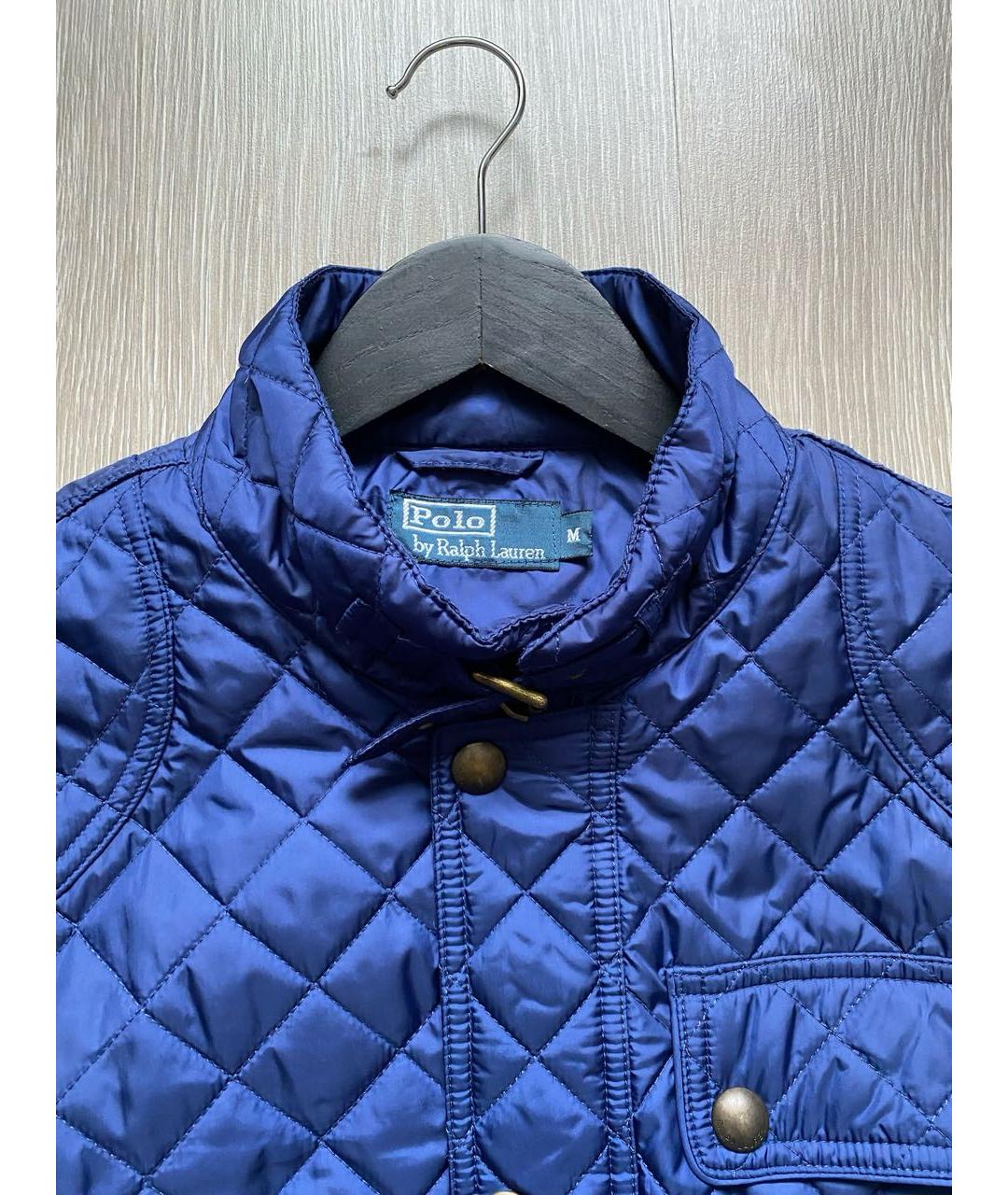 POLO RALPH LAUREN Синяя полиэстеровая куртка, фото 3