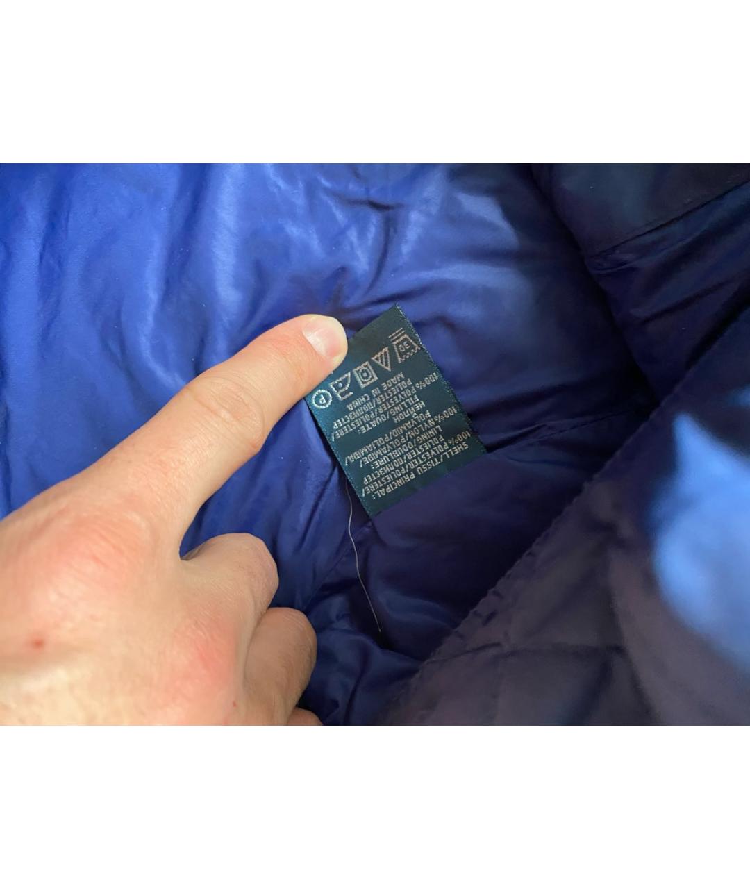 POLO RALPH LAUREN Синяя полиэстеровая куртка, фото 5