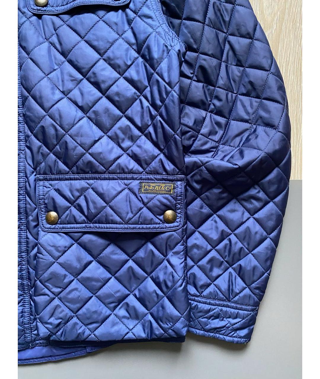 POLO RALPH LAUREN Синяя полиэстеровая куртка, фото 4