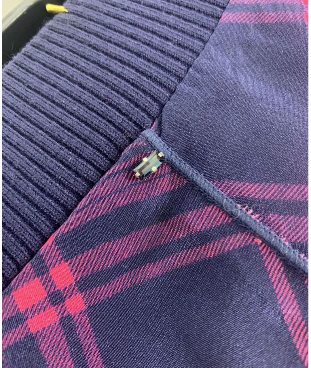 MAX MARA Фиолетовая шелковая блузы, фото 4