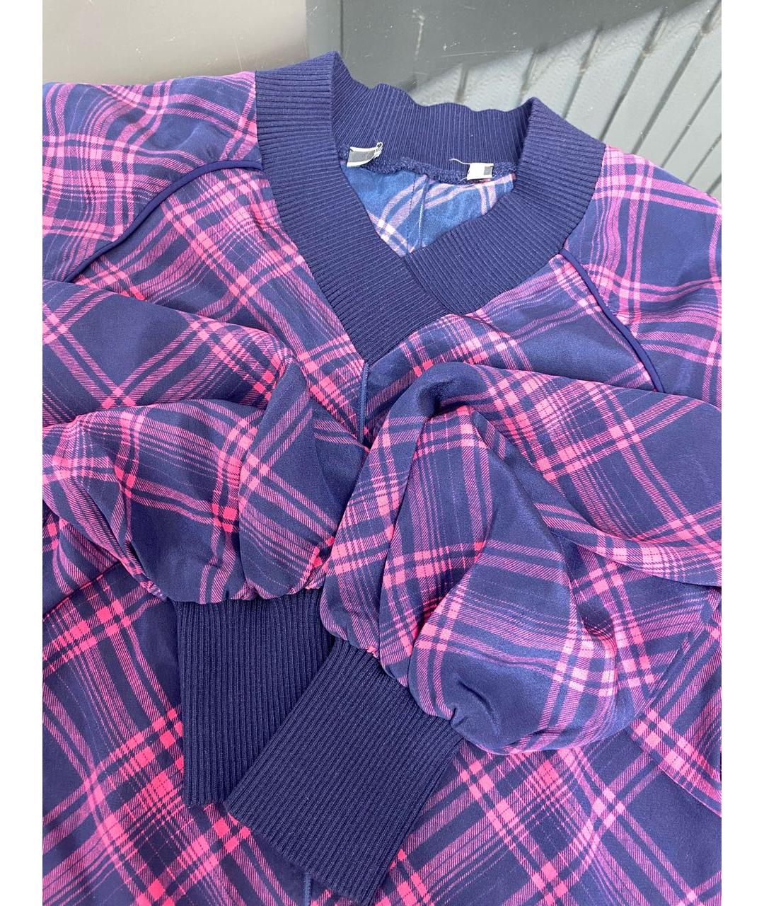 MAX MARA Фиолетовая шелковая блузы, фото 7