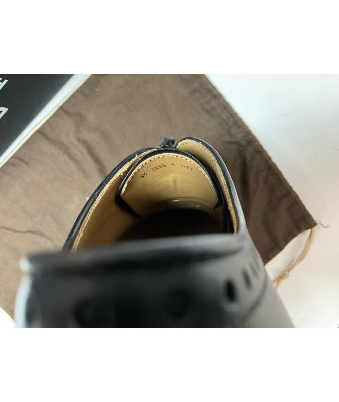 BERLUTI Черные кожаные туфли, фото 4