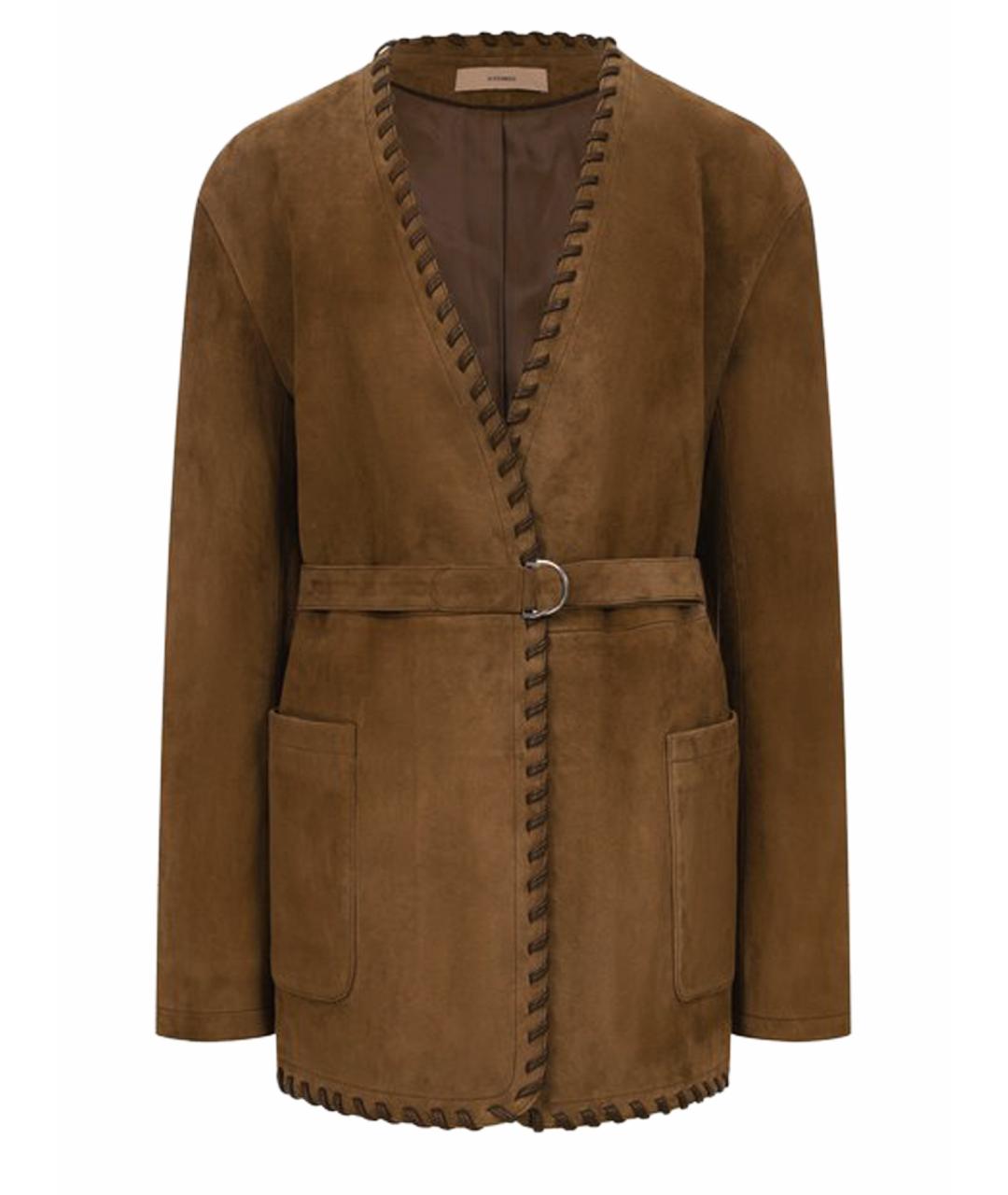 12 STOREEZ Коричневая замшевая куртка, фото 1